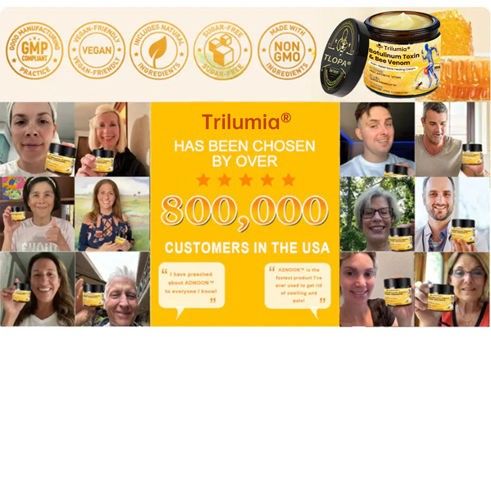 Trilumia® Botulinum Toxin & Bee Venom Pain-Relief Bone Healing Cream🌟
