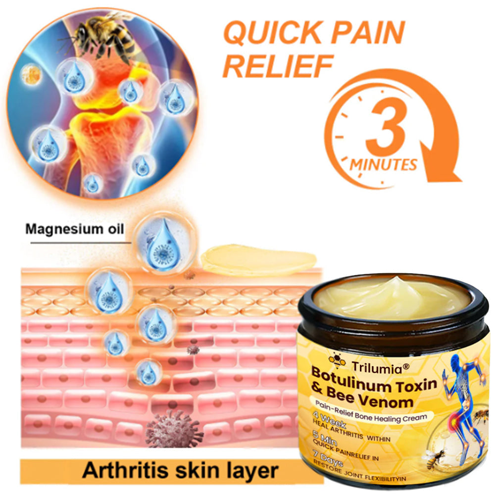 Trilumia® Botulinum Toxin & Bee Venom Pain-Relief Bone Healing Cream🌟